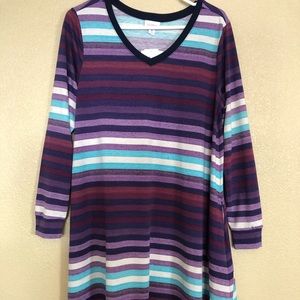 Purple Emily Swing dress